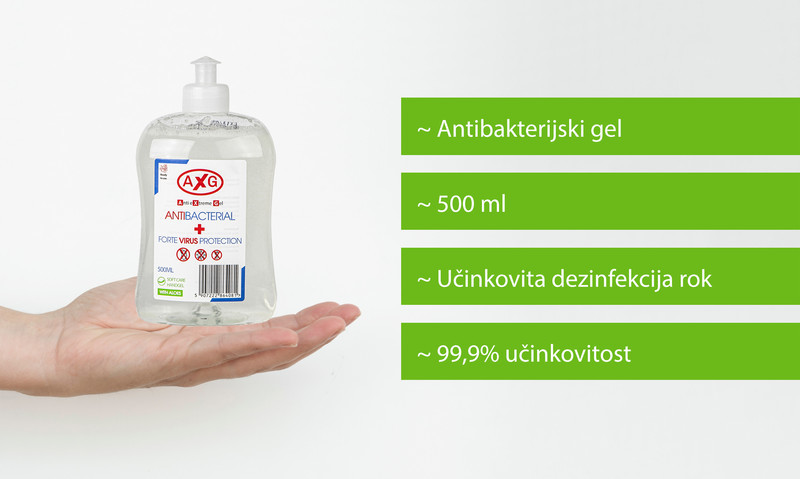 Učinkovito razkužilo ra roke