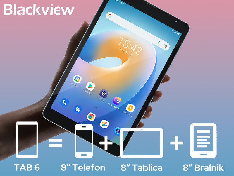 Tab 6 - zmogljiv 3v1 tablični računalnik!