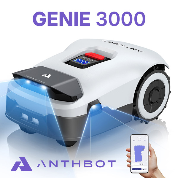 ANTHBOT GENIE 3000 – najbolj napredna robotska kosilnica!