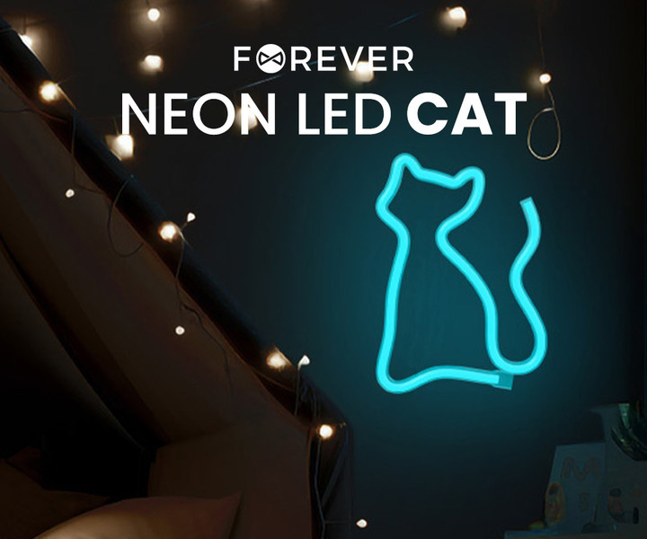 Neonska LED lučka CAT