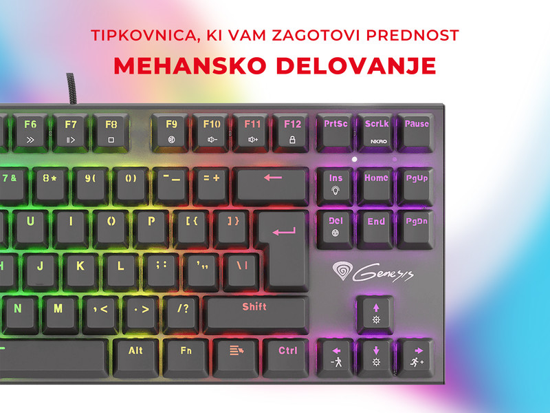 RGB osvetlitev in ANTI-GHOSTING