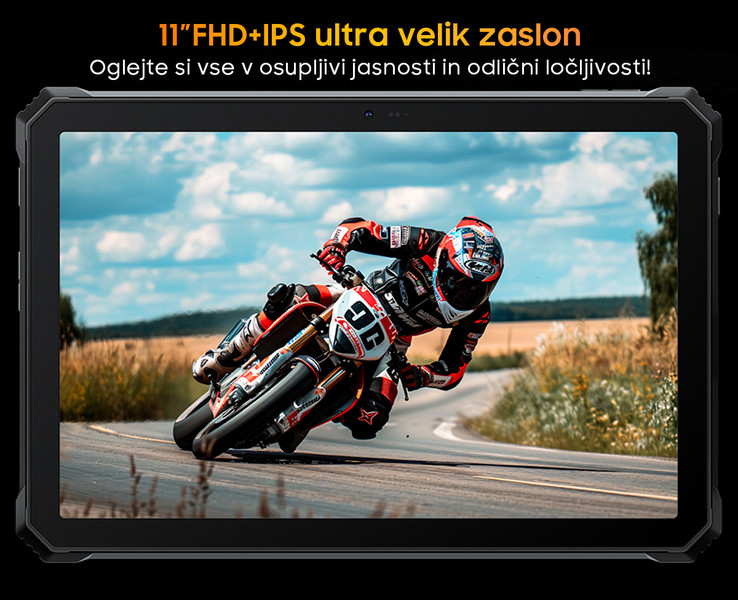 Velik 11“ FHD+IPS zaslon brez konkurence