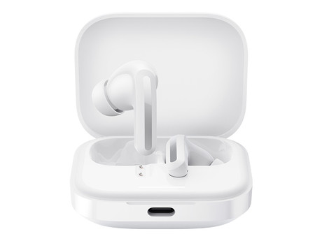 XIAOMI Redmi Buds 5 brezžične slušalke, Bluetooth 5.3, TWS, Active Noise Cancelling, polnilna enota, USB Type-C, do 40 ur, bele