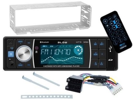 Avtoradio BLOW AVH-8686 78-260 MP3, RDS, Bluetooth, USB/SD/MMC, 4x60W, ISO, daljinec