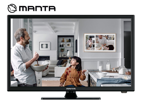 EOL - LED TV Manta 22LFN120D, 22'' (diagonala 56cm), Full HD 1920x1080, DVB-T2/C, USB, HMDI, 220V+12V
