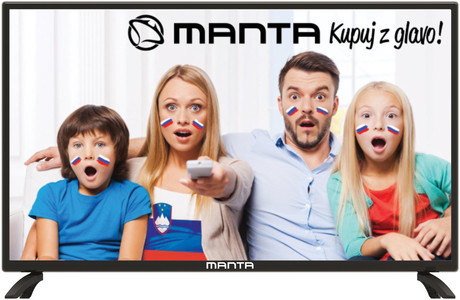 EOL - LED TV Manta 32LHN28L, 32'' (diagonala 81cm), HD, DVB-T2/C, USB, HMDI, črn