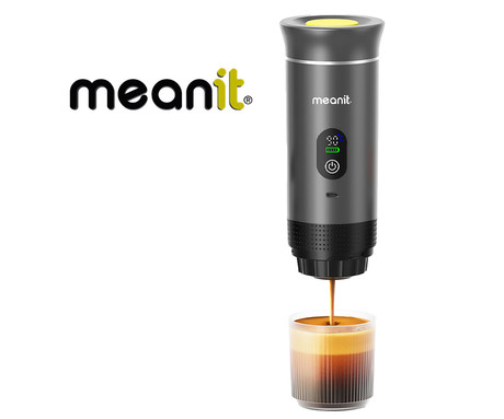 MEANIT Z01 PRO prenosni aparat za kavo, 3v1, vgrajena baterija 7500mAh, LED prikazovalnik, USB-type-C