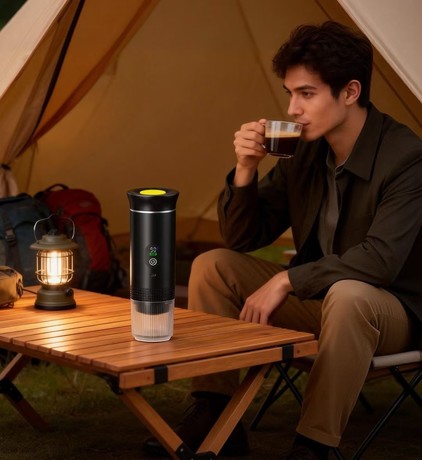 MEANIT Z01 PRO prenosni aparat za kavo, 3v1, vgrajena baterija 7500mAh, LED prikazovalnik, USB-type-C