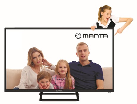 EOL - LED TV Manta 40LFA29E, 40'' (Diagonala 102cm), Full HD, ANDROID Smart, WiFi, RJ45, USB, DVB-T2/C, CI, Dolby Digital Plus