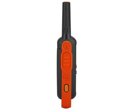 MOTOROLA T82 GO ADVENTURE walkie talkie komplet, 2-KIT, PMR446, VOX funkcija, doseg 10km, polnilna baterija, LED zaslon, LED svetilka, IPX2 vodoodpornost, +dodatki, črno-rdeč