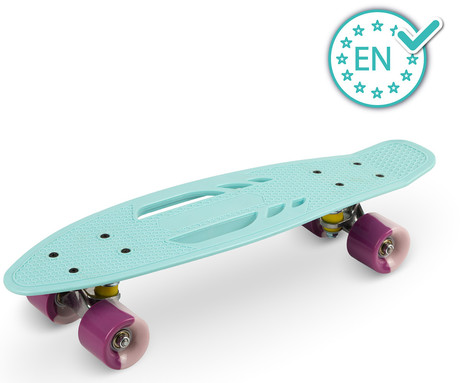 MoMi QKIDS GALAXY otroška rolka, ABEC-9 ležaji, trpežni materiali, okvir iz aluminija, protizdrsna podlaga, ultra lahka teža, modra (Light Blue)