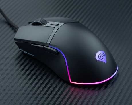 GENESIS KRYPTON 220 gaming miška, 6400DPI, RGB LED osvetlitev, 6 gumbov, spomin, programska oprema, Plug & Play, črna