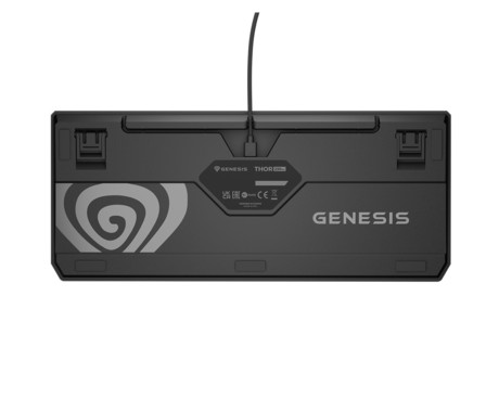GENESIS THOR 230 TKL gaming mehanska tipkovnica, žična, RGB LED osvetlitev, Hot-Swap tehnologija, Anti-Ghosting, Outemu Red stikala, spomin, programska oprema, Plug & Play, F1-F12, črna