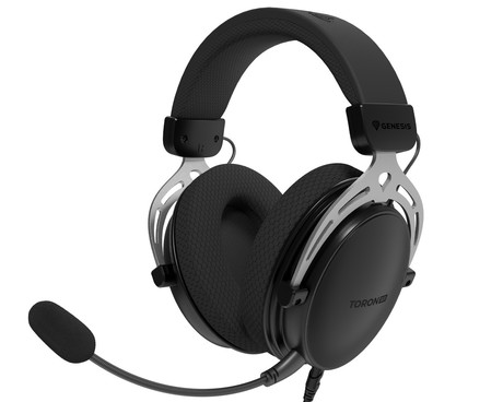 GENESIS TORON 531 naglavne slušalke, gaming / pisarniške, 2.0 STEREO zvok, snemljiv mikrofon / kabel, ultra lahka teža, univerzalna povezljivost, +dodatne ušesne blazinice, črne (Onyx Black)