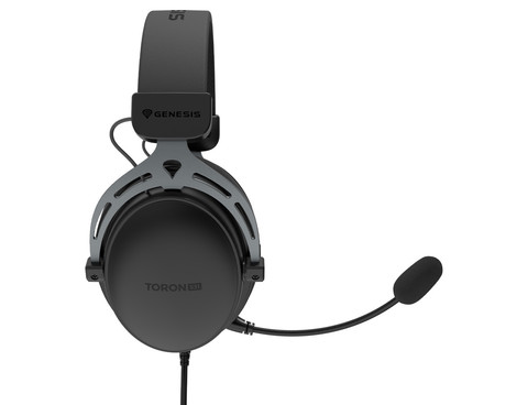 GENESIS TORON 531 naglavne slušalke, gaming / pisarniške, 2.0 STEREO zvok, snemljiv mikrofon / kabel, ultra lahka teža, univerzalna povezljivost, +dodatne ušesne blazinice, črne (Onyx Black)
