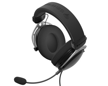 GENESIS TORON 531 naglavne slušalke, gaming / pisarniške, 2.0 STEREO zvok, snemljiv mikrofon / kabel, ultra lahka teža, univerzalna povezljivost, +dodatne ušesne blazinice, črne (Onyx Black)