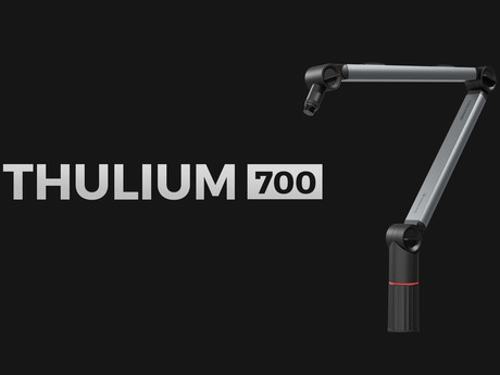 GENESIS THULIUM 700 stojalo / roka za mikrofon, univerzalna oblika, priloženi adapterji, 3-točkovna nastavitev, držala za kable, trpežna izdelava, kovina, črno-sivo