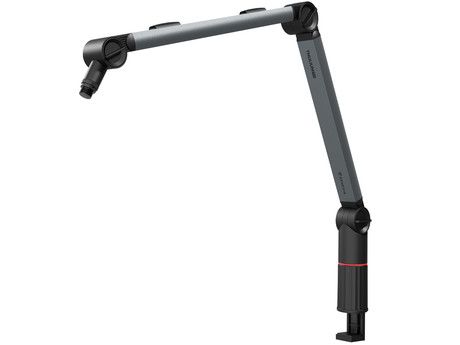 GENESIS THULIUM 700 stojalo / roka za mikrofon, univerzalna oblika, priloženi adapterji, 3-točkovna nastavitev, držala za kable, trpežna izdelava, kovina, črno-sivo