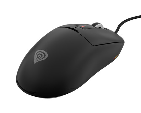 GENESIS KRYPTON 660 žična miška, gaming / pisarniška, 12.000DPI, ultra lahka teža, 6 gumbov, RGB LED osvetlitev, spomin, programska oprema, Plug & Play, 180cm kabel, črna (Onyx Black)