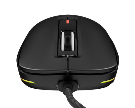 GENESIS KRYPTON 660 žična miška, gaming / pisarniška, 12.000DPI, ultra lahka teža, 6 gumbov, RGB LED osvetlitev, spomin, programska oprema, Plug & Play, 180cm kabel, črna (Onyx Black)