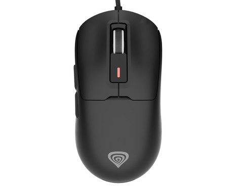 GENESIS KRYPTON 660 žična miška, gaming / pisarniška, 12.000DPI, ultra lahka teža, 6 gumbov, RGB LED osvetlitev, spomin, programska oprema, Plug & Play, 180cm kabel, črna (Onyx Black)