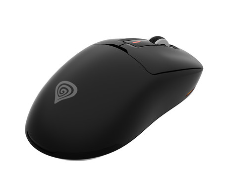 GENESIS ZIRCON 660 brezžična miška, gaming / pisarniška, 12.000DPI, USB 2.4GHz / Bluetooth / USB Type-C, 6 gumbov, polnilna baterija, spomin, programska oprema, Plug & Play, črna (Onyx Black)