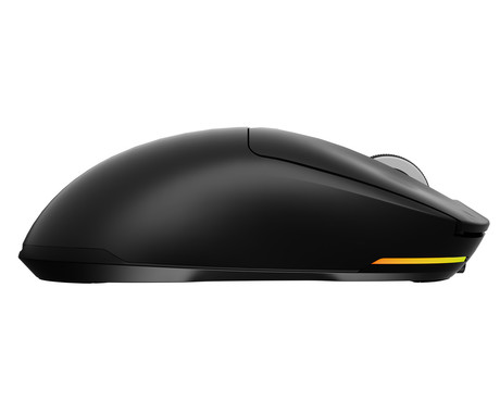 GENESIS ZIRCON 660 brezžična miška, gaming / pisarniška, 12.000DPI, USB 2.4GHz / Bluetooth / USB Type-C, 6 gumbov, polnilna baterija, spomin, programska oprema, Plug & Play, črna (Onyx Black)