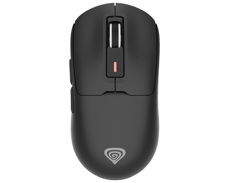 GENESIS ZIRCON 660 brezžična miška, gaming / pisarniška, 12.000DPI, USB 2.4GHz / Bluetooth / USB Type-C, 6 gumbov, polnilna baterija, spomin, programska oprema, Plug & Play, črna (Onyx Black)
