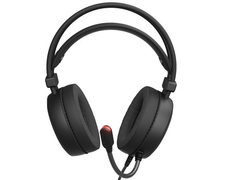 GENESIS NEON 613 G2 naglavne slušalke, gaming / pisarniške, 2.0 STEREO zvok, mikrofon, RGB LED osvetlitev, nadzor glasnosti, gumbi za upravljanje, črne (Onyx Black)