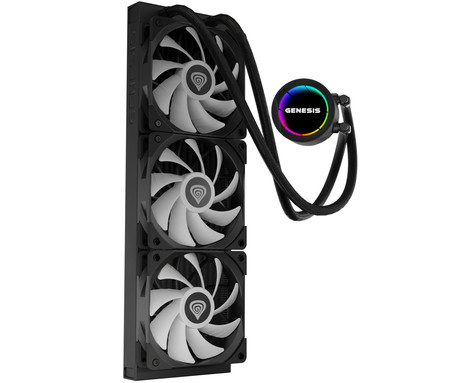 GENESIS HYDRIA 360 ARGB vodno hlajenje, All-In-One, črno