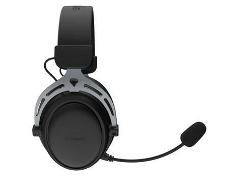 GENESIS TORON 706 brezžične naglavne slušalke, gaming / pisarniške, 2.0 STEREO zvok, USB 2.4GHz / BT / USB-C, baterija, snemljiv mikrofon, ultra lahka teža, univerzalna povezljivost, Plug&Play, črne