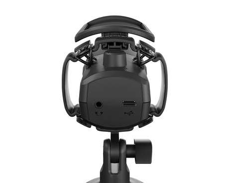 GENESIS RADIUM 250 profesionalni mikrofon, namizni / studijski, 192kHz, POP filter, gumb MUTE / GAIN, jack 3.5mm, USB Type-C, PC, RGB LED osvetlitev, črn