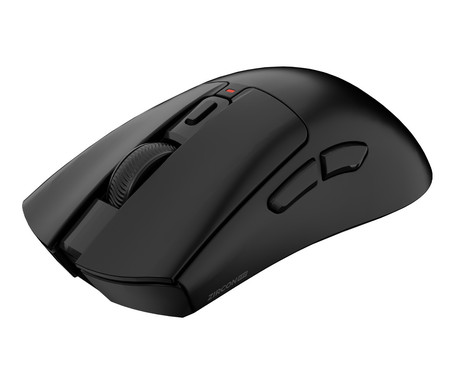 GENESIS ZIRCON 880 brezžična miška, gaming / pisarniška, 12.000DPI, USB 2.4GHz / Bluetooth / USB Type-C, 6 gumbov, Kailh Optical stikala, baterija, spomin, programska oprema, stekleni drsniki, črna