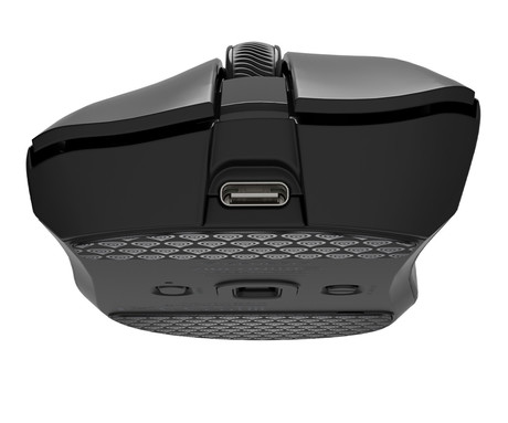 GENESIS ZIRCON 880 PRO brezžična gaming miška, 8K, 30.000DPI, USB 2.4GHz / Bluetooth / USB Type-C, 6 gumbov, Kailh Optical stikala, polnilna baterija, spomin, programska oprema, stekleni drsniki, črna