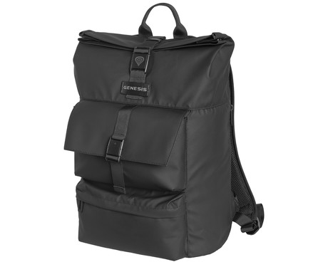 GENESIS PALLAD 320 univerzalni 2v1 nahrbtnik, za prenosnike do 16", 16L, potovalni / gaming, nastavljiv, trpežen, 6 žepov, prilagodljiv, zložljiva zasnova, vodoodporen, črn