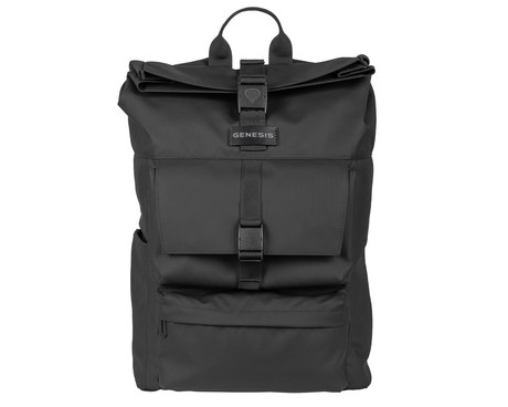 GENESIS PALLAD 320 univerzalni 2v1 nahrbtnik, za prenosnike do 16", 16L, potovalni / gaming, nastavljiv, trpežen, 6 žepov, prilagodljiv, zložljiva zasnova, vodoodporen, črn