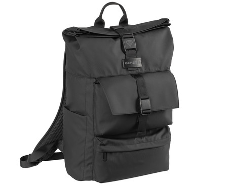 GENESIS PALLAD 320 univerzalni 2v1 nahrbtnik, za prenosnike do 16", 16L, potovalni / gaming, nastavljiv, trpežen, 6 žepov, prilagodljiv, zložljiva zasnova, vodoodporen, črn