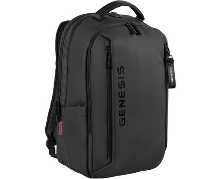 GENESIS PALLAD 510 univerzalni 2v1 nahrbtnik, za prenosnike do 17.3", 23L, potovalni / gaming, nastavljiv, trpežen, 15 žepov, prilagodljiv, ergonomska zasnova, vodoodporen, Trolley sistem, črn