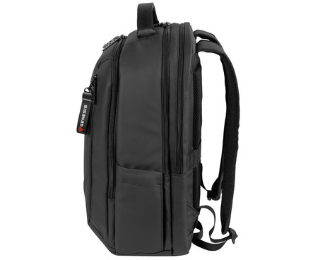 GENESIS PALLAD 510 univerzalni 2v1 nahrbtnik, za prenosnike do 17.3", 23L, potovalni / gaming, nastavljiv, trpežen, 15 žepov, prilagodljiv, ergonomska zasnova, vodoodporen, Trolley sistem, črn