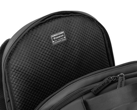 GENESIS PALLAD 510 univerzalni 2v1 nahrbtnik, za prenosnike do 17.3", 23L, potovalni / gaming, nastavljiv, trpežen, 15 žepov, prilagodljiv, ergonomska zasnova, vodoodporen, Trolley sistem, črn