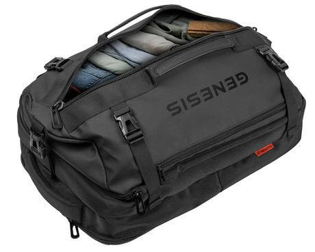 GENESIS PALLAD 570 univerzalni 2v1 nahrbtnik, za prenosnike do 17.3", 29L, potovalni / gaming, nastavljiv, trpežen, 11 žepov, prilagodljiv, ergonomska zasnova, vodoodporen, Trolley sistem, črn