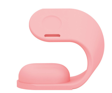 MANTA STELIO JUNIOR polnilno stojalo za otroško pametno uro, roza (Powder Pink)