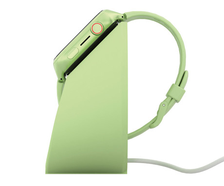 MANTA STELIO JUNIOR polnilno stojalo za otroško pametno uro, zeleno (Pistacchio Green)