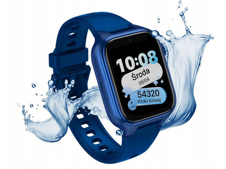 MANTA STELIO JUNIOR 4G otroška pametna ura, 4G LTE, SIM, modra (Navy Blue)