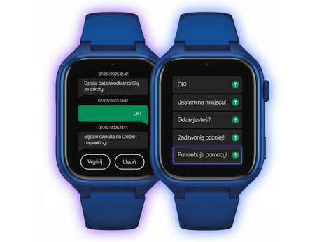 MANTA STELIO JUNIOR 4G otroška pametna ura, 4G LTE, SIM, modra (Navy Blue)