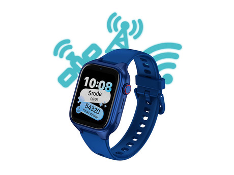 MANTA STELIO JUNIOR 4G otroška pametna ura, 4G LTE, SIM, modra (Navy Blue)