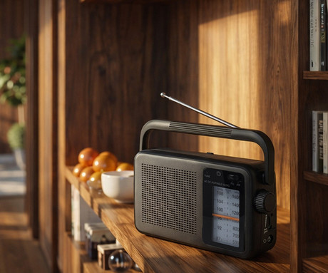 MANTA MARDI919 SAN REMO radijski sprejemnik, FM / AM Radio, RETRO izgled, kompaktne dimenzije, električno ali baterijsko napajanje, 3.5mm minijack, USB Type-C, črn (Onyx Black)