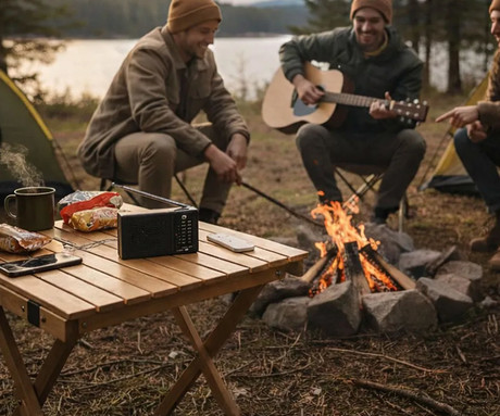 MANTA MARDI120 COSTA radijski sprejemnik, FM / AM Radio, RETRO izgled, kompaktne dimenzije, električno ali baterijsko napajanje, 3.5mm minijack, USB Type-C, črn (Matte Black)