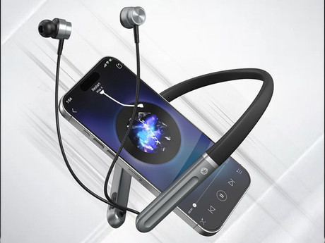 MANTA MNH02 OLYMPIC II brezžične ušesne slušalke, Bluetooth 5.3, ENC, Game Mode, polnilna baterija, do 30 ur, 4x mikrofon, USB Type-C, črno-sive (Titan Steel)