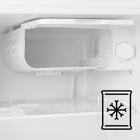 MANTA MM515P mini hladilnik, 46L, 6-stopenjski nadzor temperature, učinkovito hlajenje, predal z nizko temperaturo, nastavljive nogice / stran odpiranja, 48.7x48x45cm, bel (Pure White)